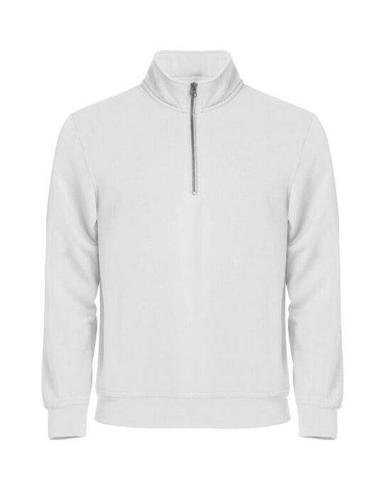 Clique Basic Half Zip - White