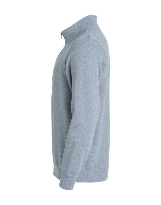 Clique Basic Half Zip - Grey Melange