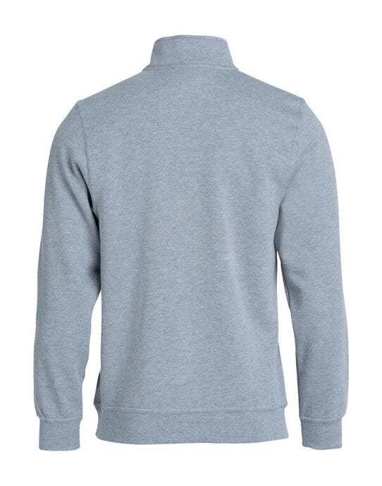 Clique Basic Half Zip - Grey Melange