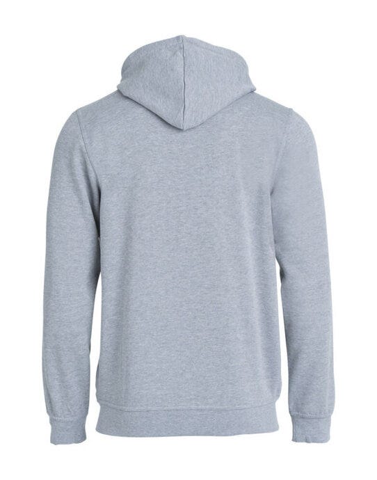 Clique Basic Hoody Full Zip Men's - Grey Melange