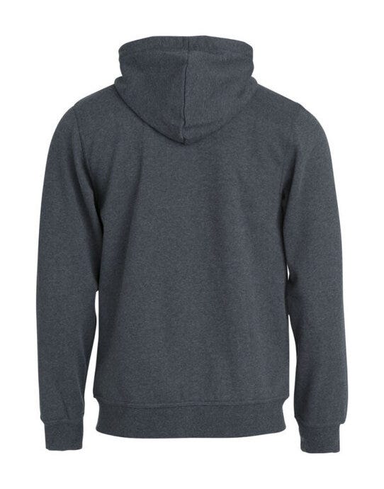 Clique Basic Hoody Full Zip Men's - Anthracite Melange