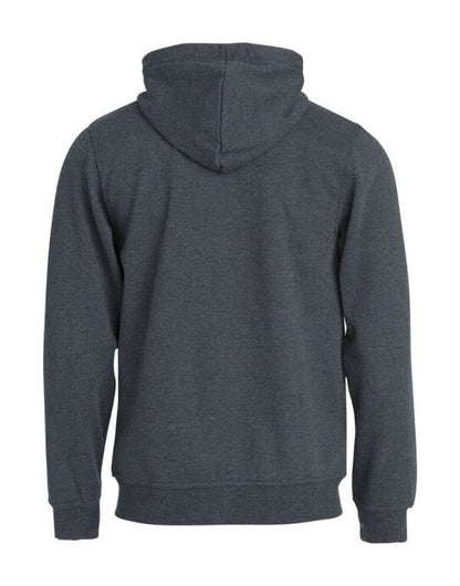 Clique Basic Hoody Full Zip Men's - Anthracite Melange