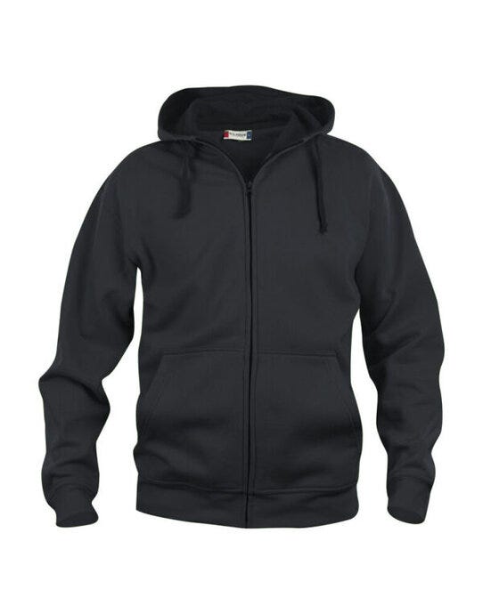 Clique Basic Hoody Full Zip Men's - Black