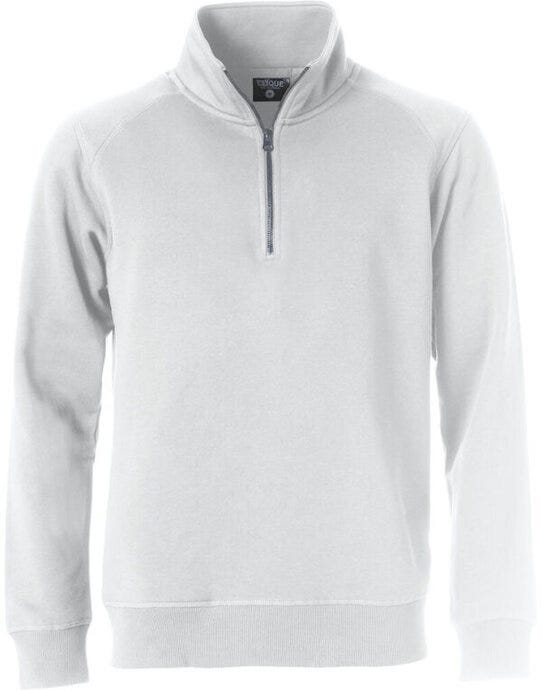 Clique Classic Half Zip - White