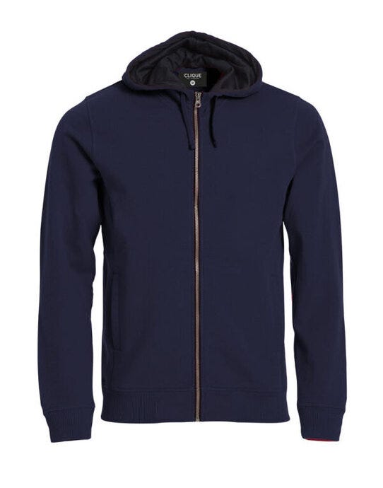 Clique Classic Full Zip Hoody - Dark Navy