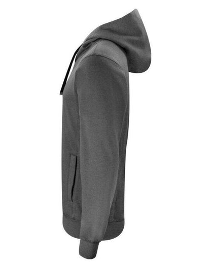 Clique Classic Full Zip Hoody - Anthracite Melange