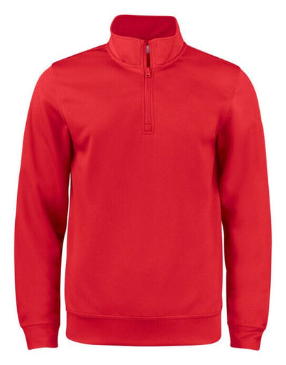Clique Basic Active Half Zip Junior - Red