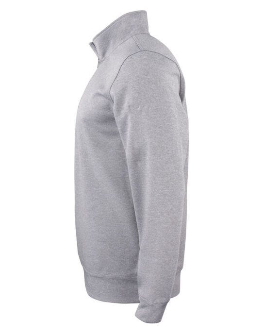 Clique Basic Active Half Zip Junior - Grey Melange