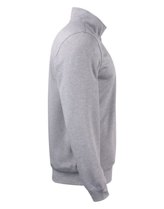 Clique Basic Active Half Zip Junior - Grey Melange