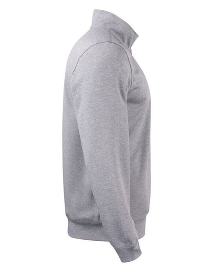 Clique Basic Active Half Zip Junior - Grey Melange