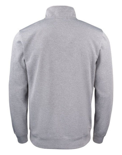 Clique Basic Active Half Zip Junior - Grey Melange