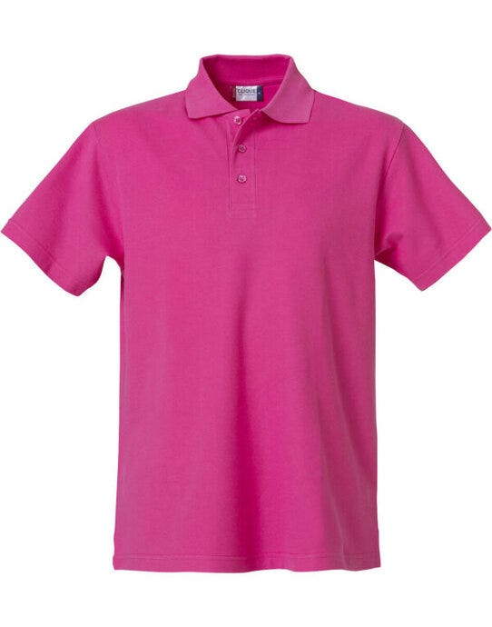 Clique Basic Polo - Bright Cerise