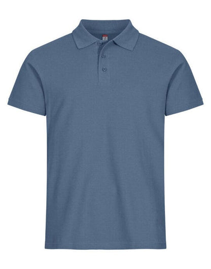 Clique Basic Polo - Steel Blue