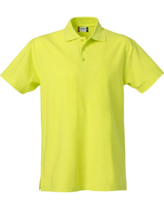 Clique Basic Polo - Visibility Green