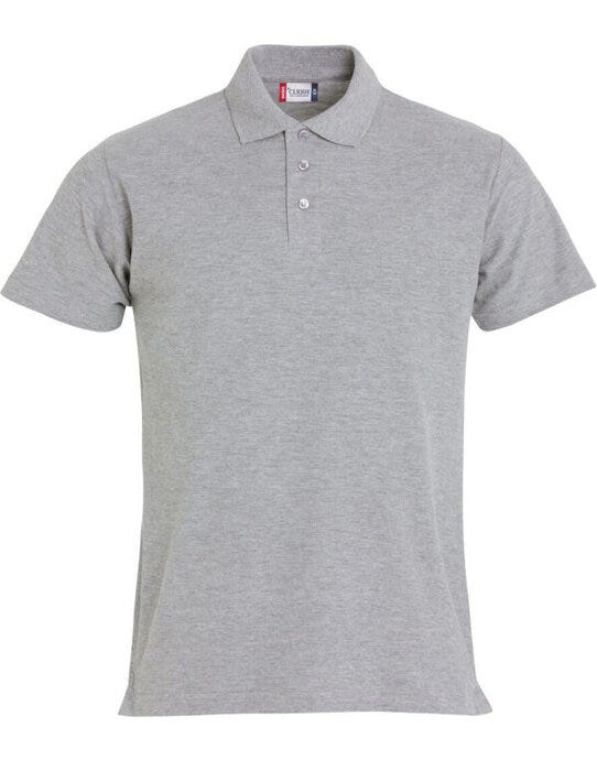 Clique Basic Polo - Grey Melange