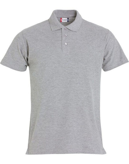 Clique Basic Polo - Grey Melange