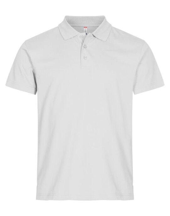 Clique Basic Polo - White