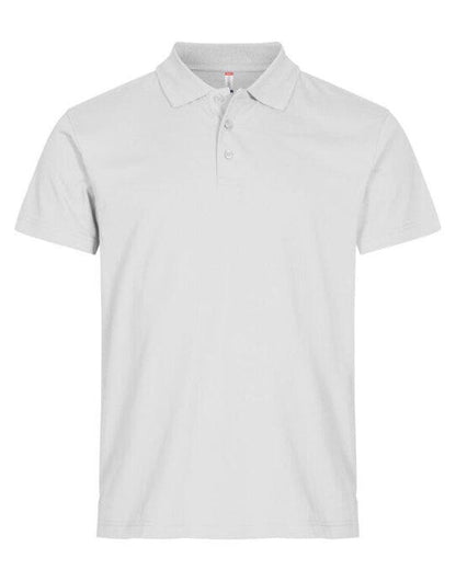 Clique Basic Polo - White