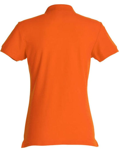 Clique Ladies Basic Polo - Blood Orange