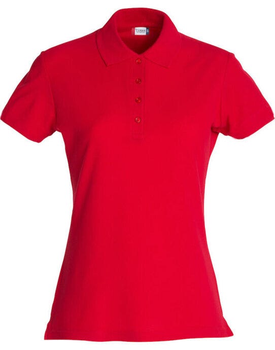 Clique Ladies Basic Polo - Red