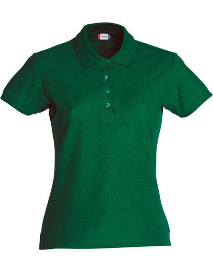 Clique Ladies Basic Polo - Bottle Green