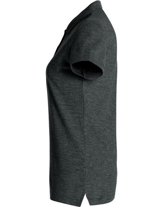 Clique Ladies Basic Polo - Anthracite Melange