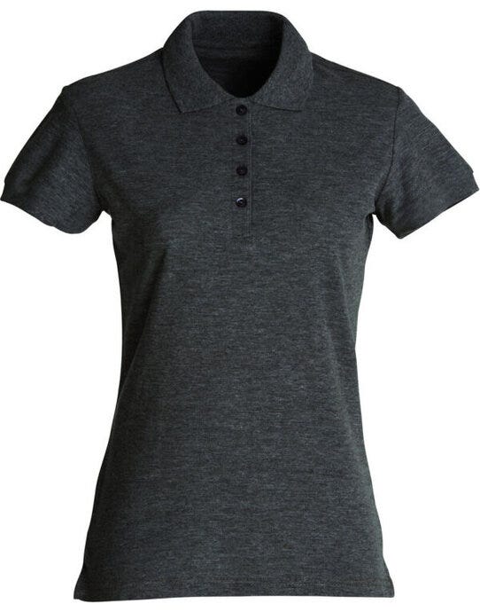 Clique Ladies Basic Polo - Anthracite Melange