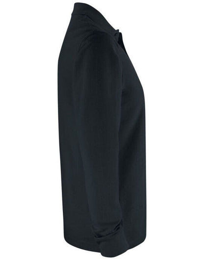 Clique Basic Pocket Polo L/S - Black