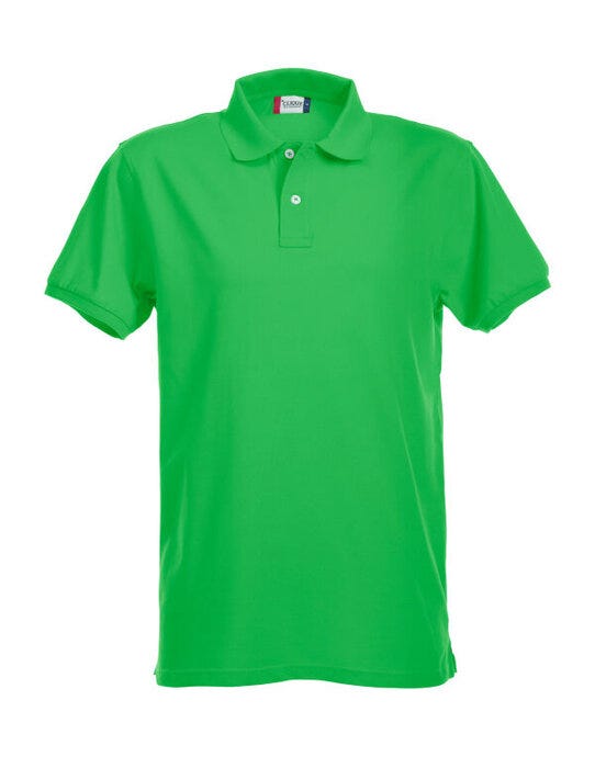 Clique Stretch Premium Polo - Apple Green