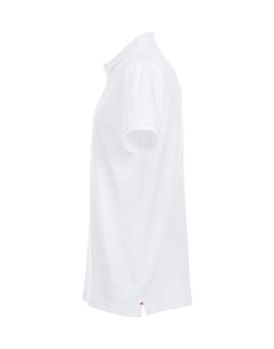 Clique Stretch Premium Polo - White