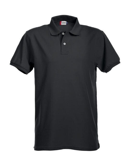 Clique Stretch Premium Polo - Black