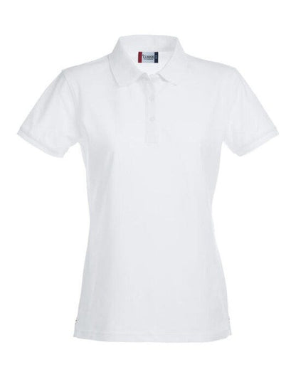 Clique Ladies Stretch Premium Polo - White