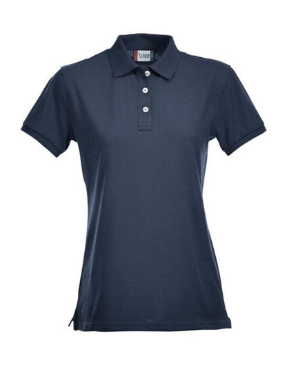 Clique Ladies Stretch Premium Polo - Dark Navy