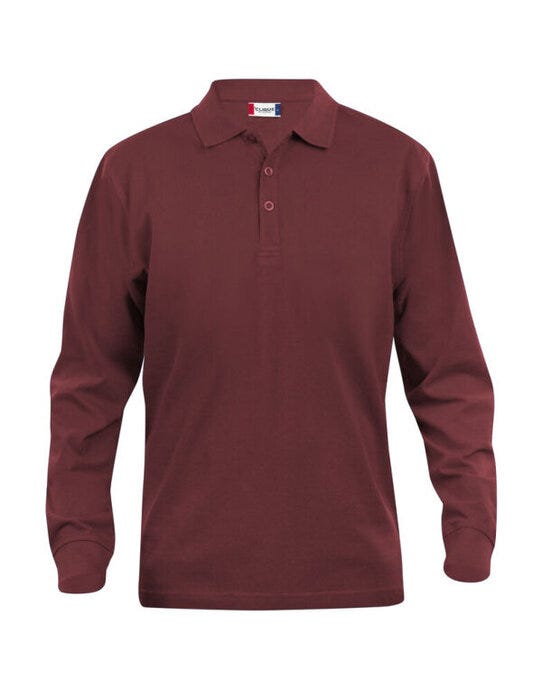 Clique Long Sleeve Classic Lincoln - Burgundy