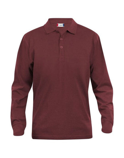 Clique Long Sleeve Classic Lincoln - Burgundy