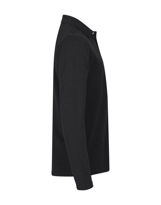 Clique Stretch Premium L/S Polo - Black