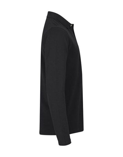 Clique Stretch Premium L/S Polo - Black