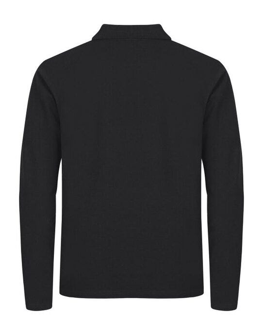 Clique Stretch Premium L/S Polo - Black