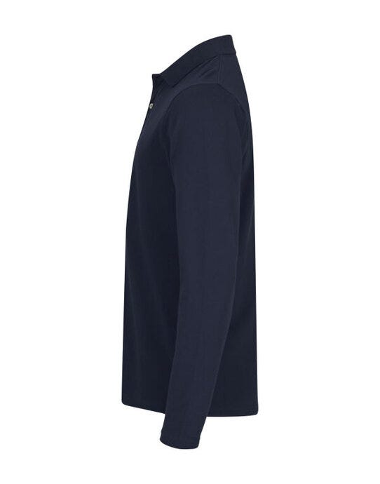 Clique Stretch Premium L/S Polo - Dark Navy