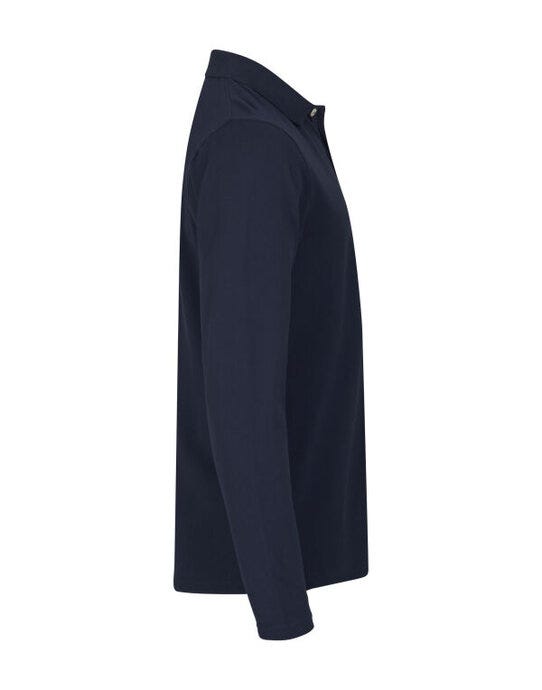 Clique Stretch Premium L/S Polo - Dark Navy