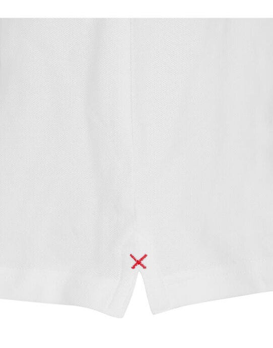 Clique Stretch Premium L/S Polo - White