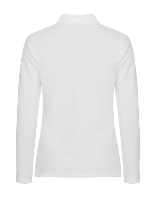 Clique Stretch Premium Polo L/S Women - White