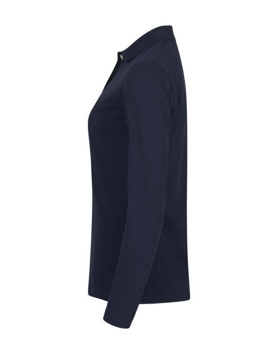 Clique Stretch Premium Polo L/S Women - Dark Navy
