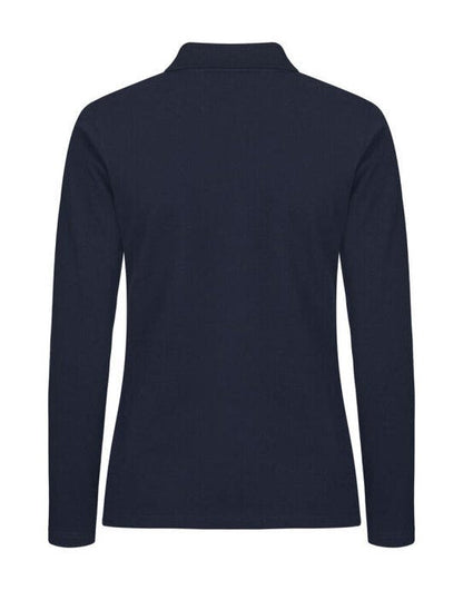 Clique Stretch Premium Polo L/S Women - Dark Navy