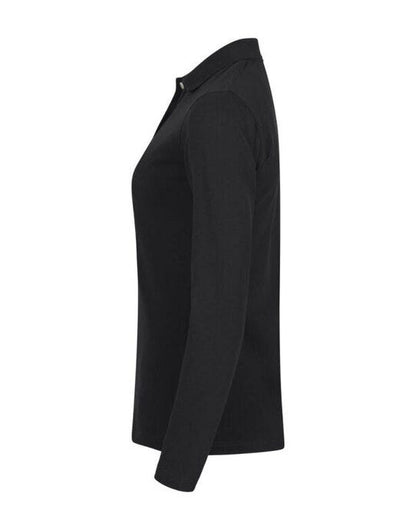 Clique Stretch Premium Polo L/S Women - Black