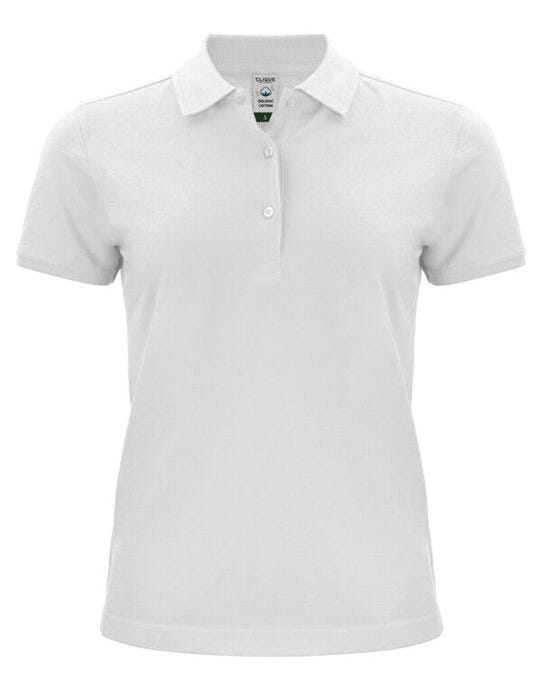 Clique Ladies Classic OC Polo - White