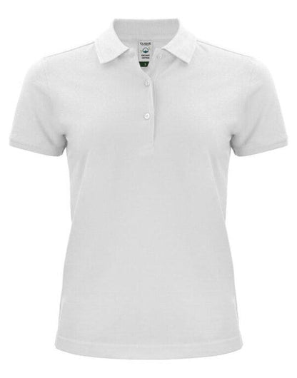 Clique Ladies Classic OC Polo - White