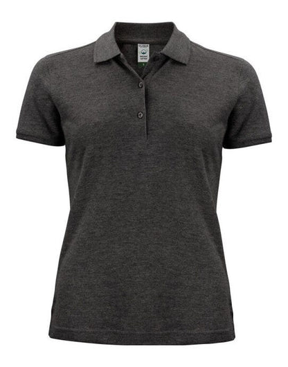 Clique Ladies Classic OC Polo - Anthracite Melange