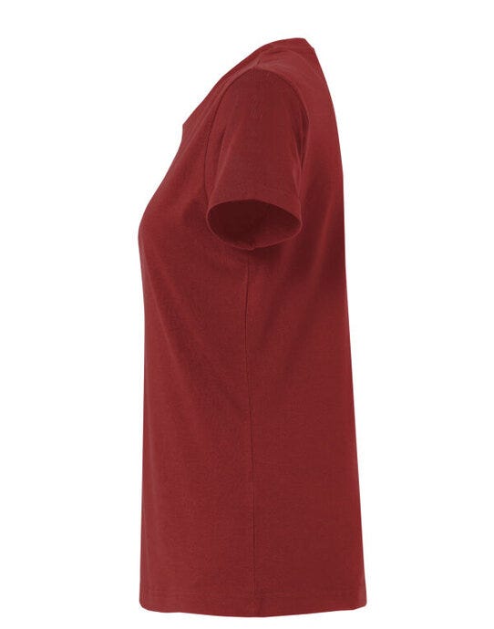 Clique Ladies Basic T - Burgundy