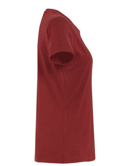 Clique Ladies Basic T - Burgundy
